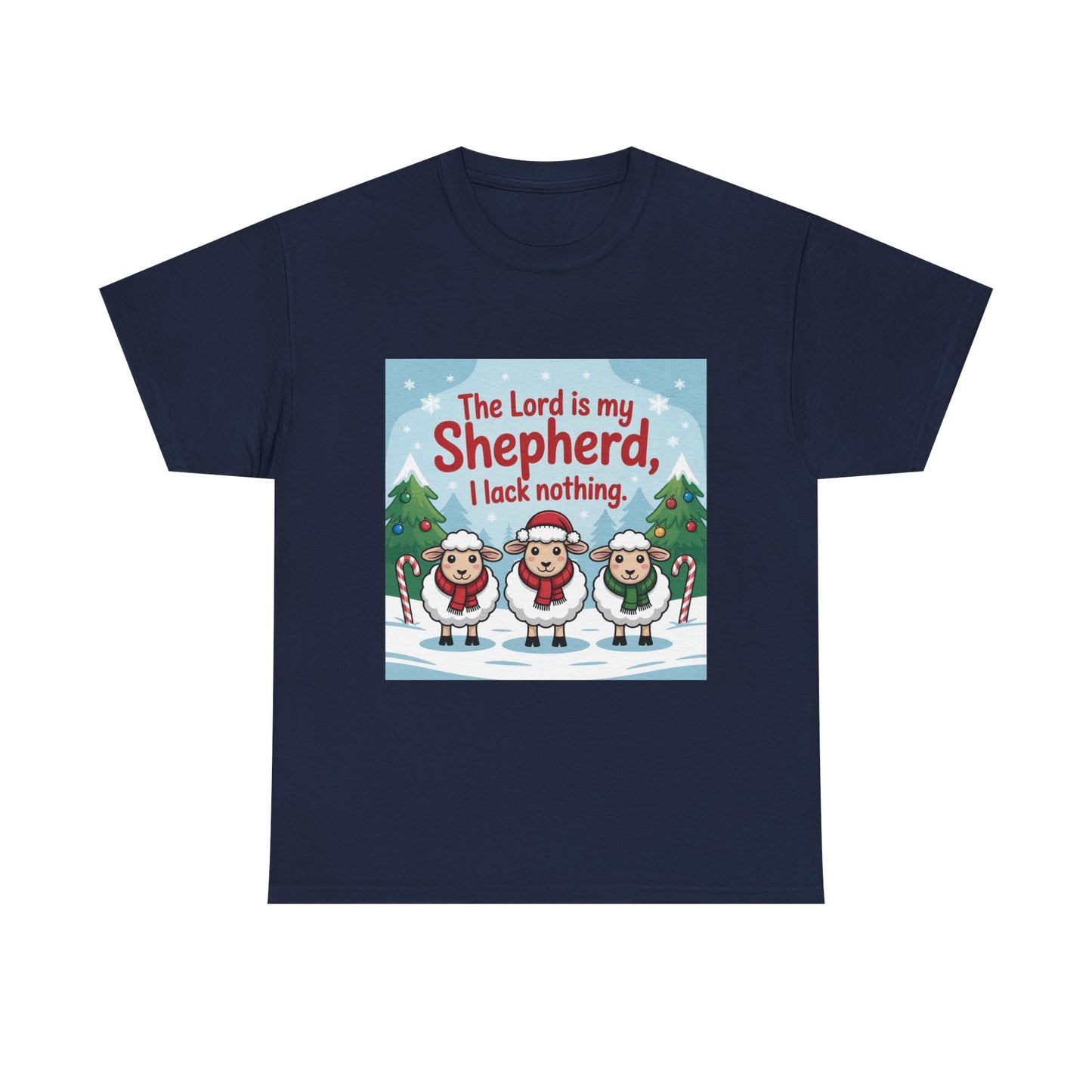 "Shepherd Christmas Tee | Holiday Graphic Shirt"