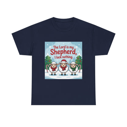 "Shepherd Christmas Tee | Holiday Graphic Shirt"