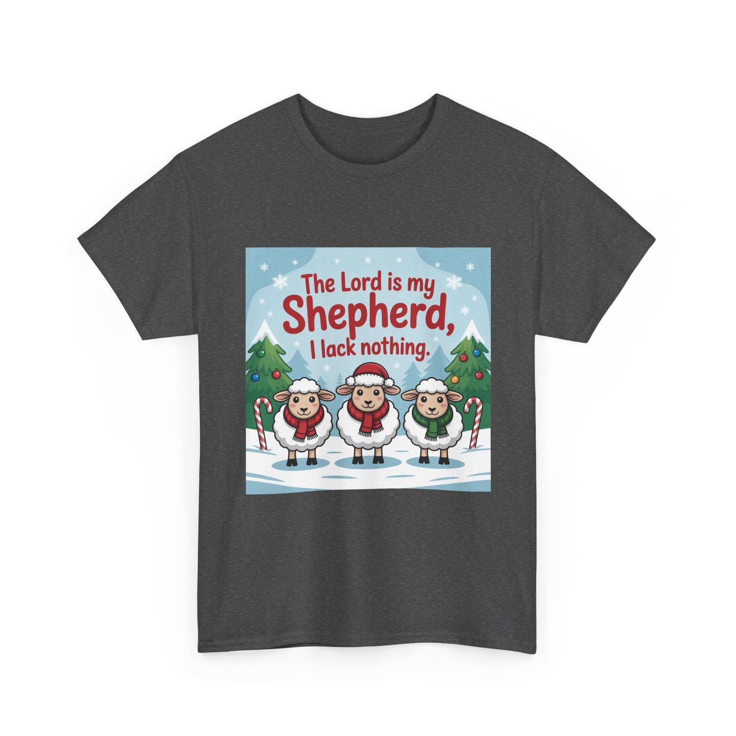 "Shepherd Christmas Tee | Holiday Graphic Shirt"