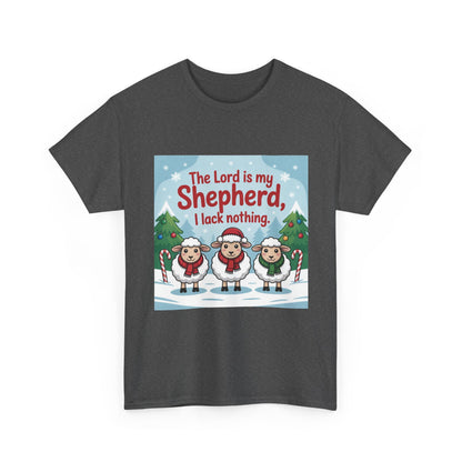 "Shepherd Christmas Tee | Holiday Graphic Shirt"