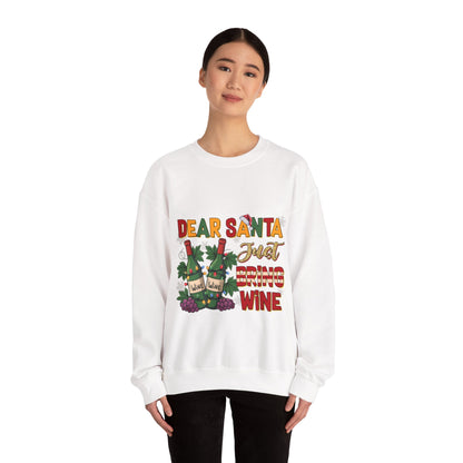 "Cozy Christmas Crewneck | Wine Lovers Edition"