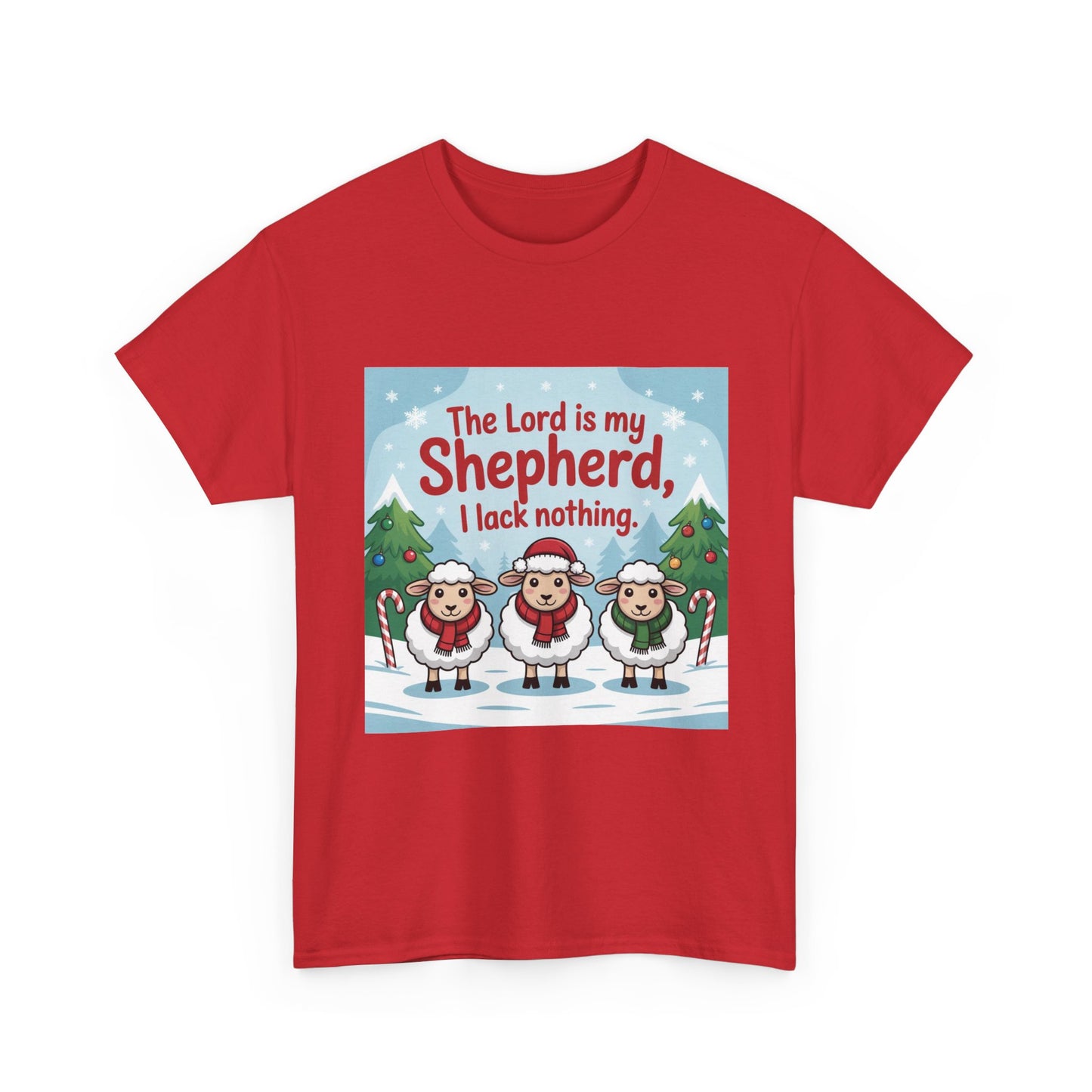"Shepherd Christmas Tee | Holiday Graphic Shirt"