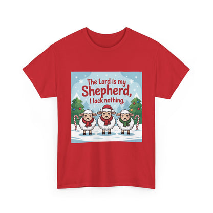 "Shepherd Christmas Tee | Holiday Graphic Shirt"