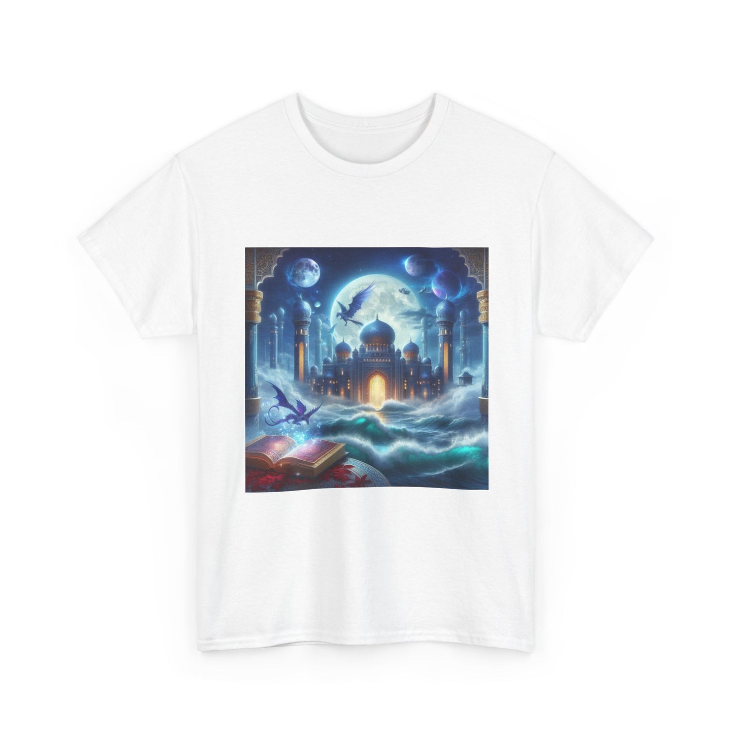 "Fantasy Cityscape Tee | Graphic T-Shirt for Dreamers"