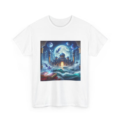 "Fantasy Cityscape Tee | Graphic T-Shirt for Dreamers"