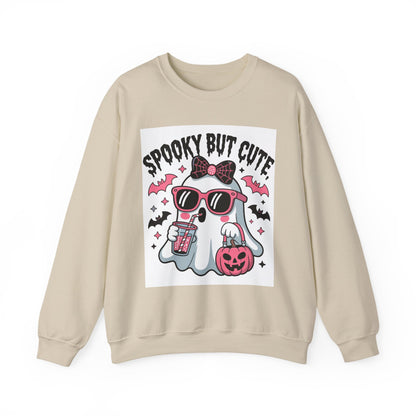 "Spooky Ghost Crewneck | Cozy Halloween & Fall Sweatshirt"