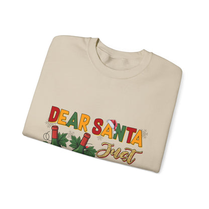 "Cozy Christmas Crewneck | Wine Lovers Edition"