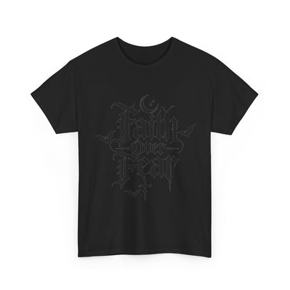 Faith Over Fear - Gothic Christian Halloween Streetwear
