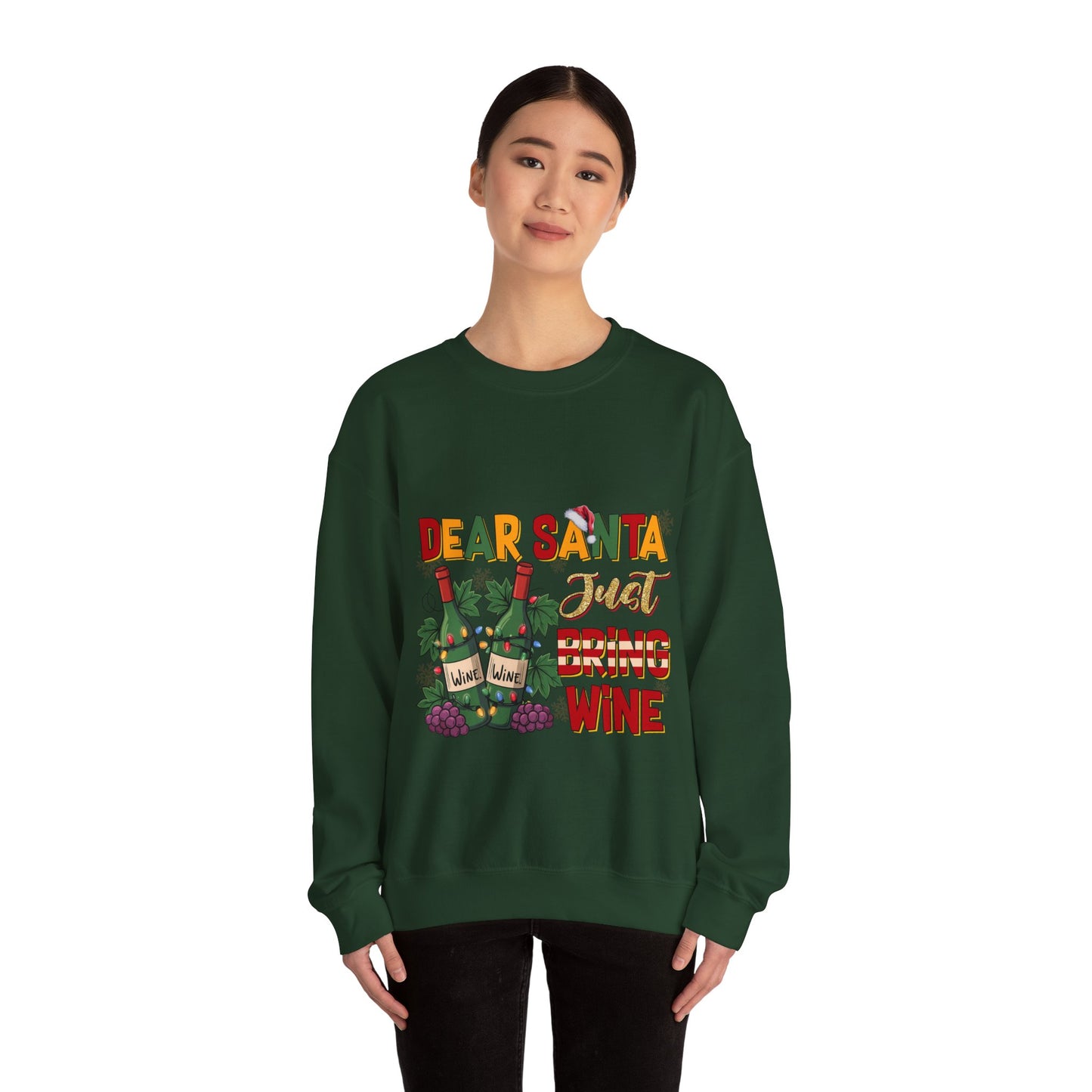 "Cozy Christmas Crewneck | Wine Lovers Edition"