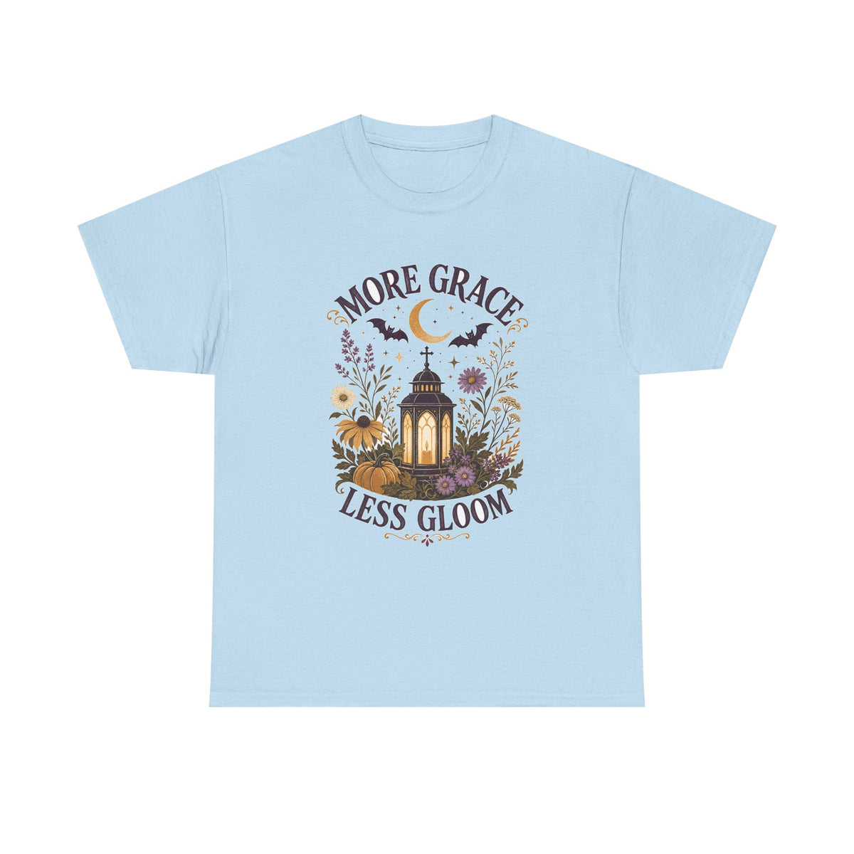 More Grace Less Gloom Christian Halloween Lantern T-Shirt