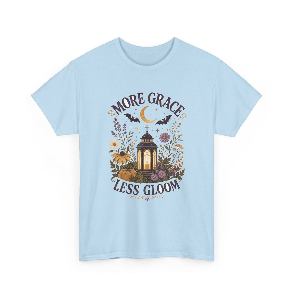 More Grace Less Gloom Christian Halloween Lantern T-Shirt