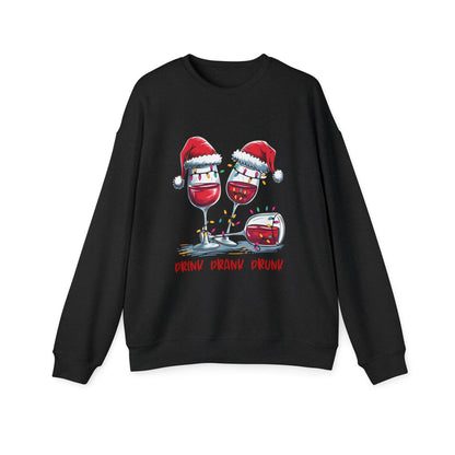 Festive Wine Glass Sweatshirt