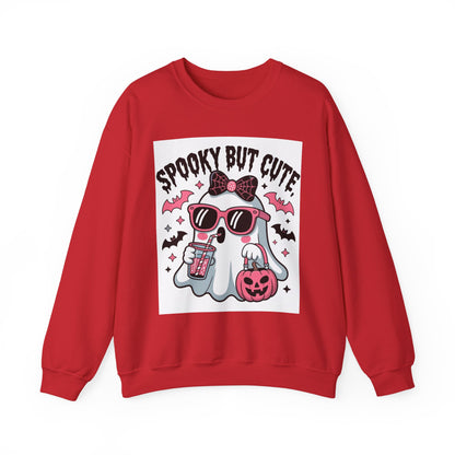 "Spooky Ghost Crewneck | Cozy Halloween & Fall Sweatshirt"