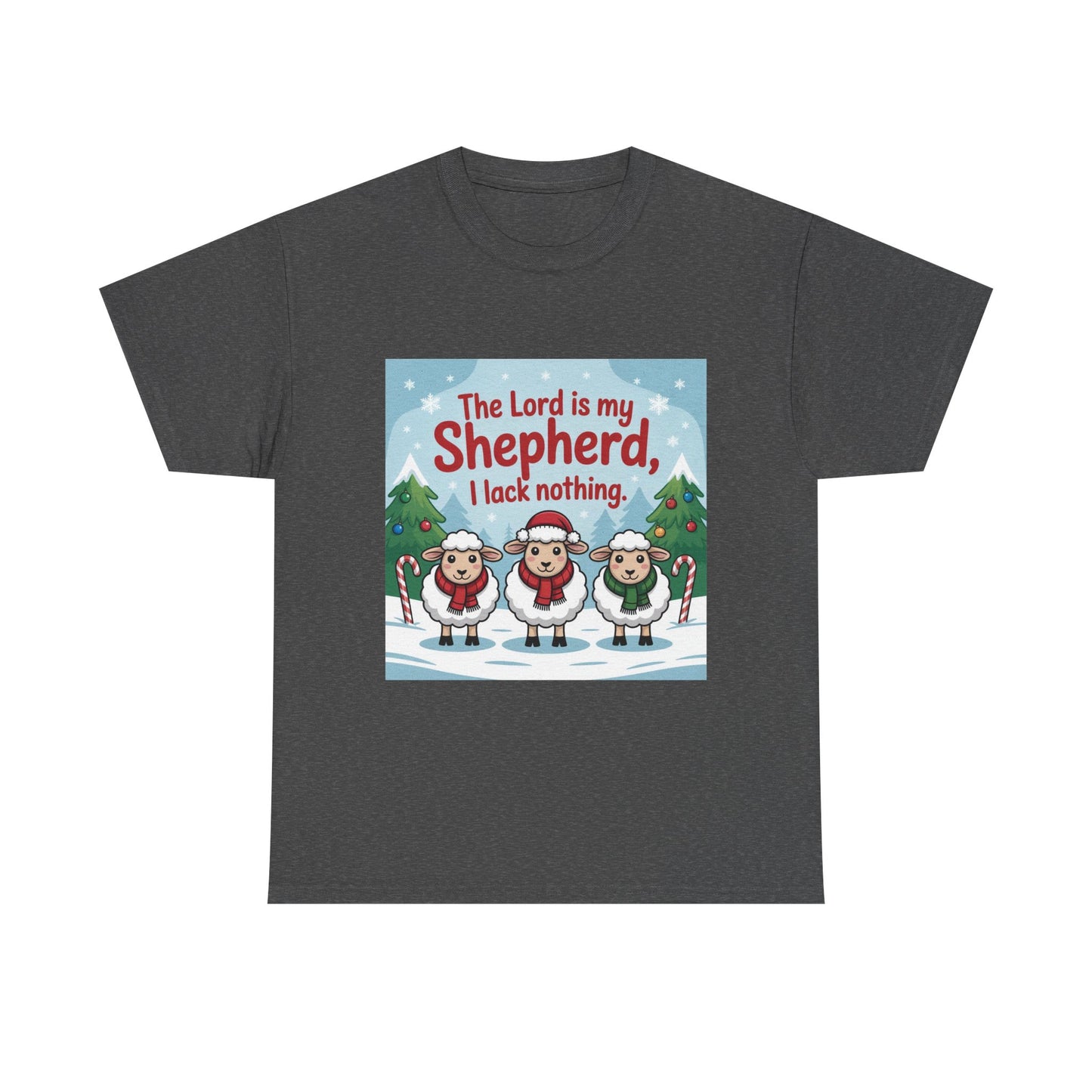 "Shepherd Christmas Tee | Holiday Graphic Shirt"