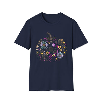 Fall Floral Pumpkin | Unisex T-Shirt