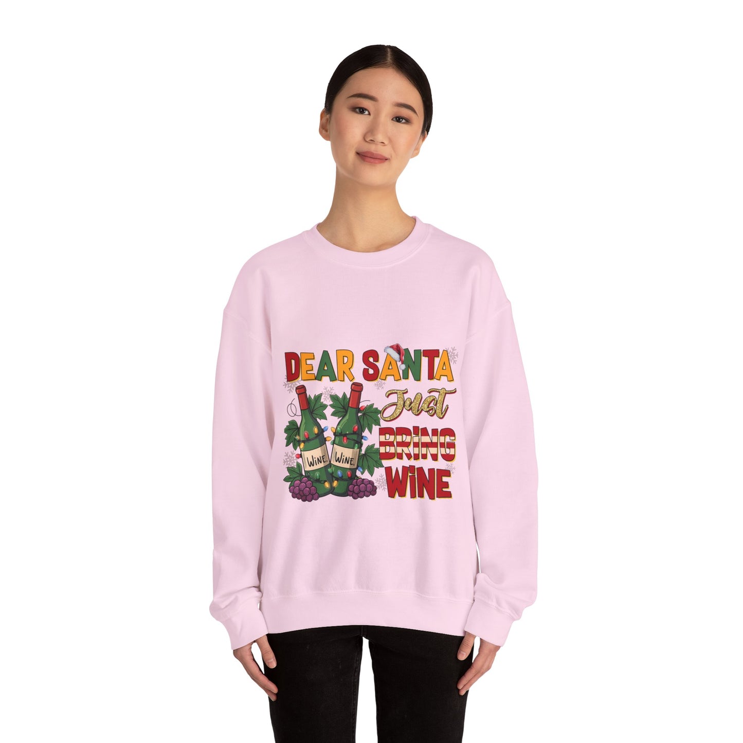 "Cozy Christmas Crewneck | Wine Lovers Edition"
