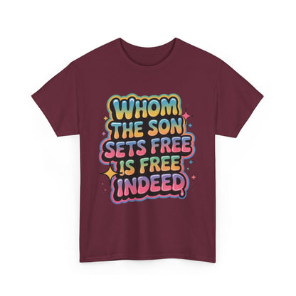"Inspirational Tee | Cotton Shirt with Scripture Quote"