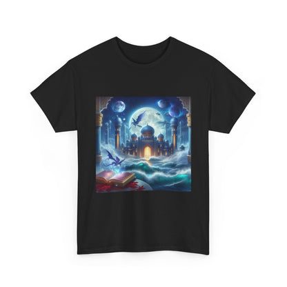 "Fantasy Cityscape Tee | Graphic T-Shirt for Dreamers"