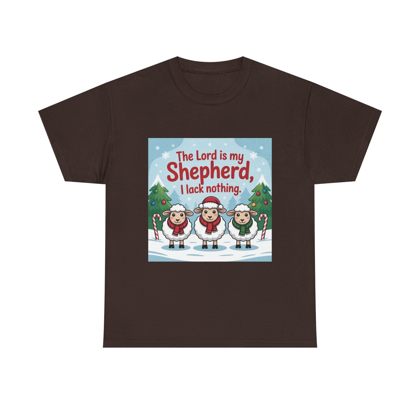 "Shepherd Christmas Tee | Holiday Graphic Shirt"