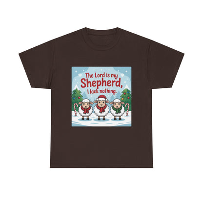 "Shepherd Christmas Tee | Holiday Graphic Shirt"
