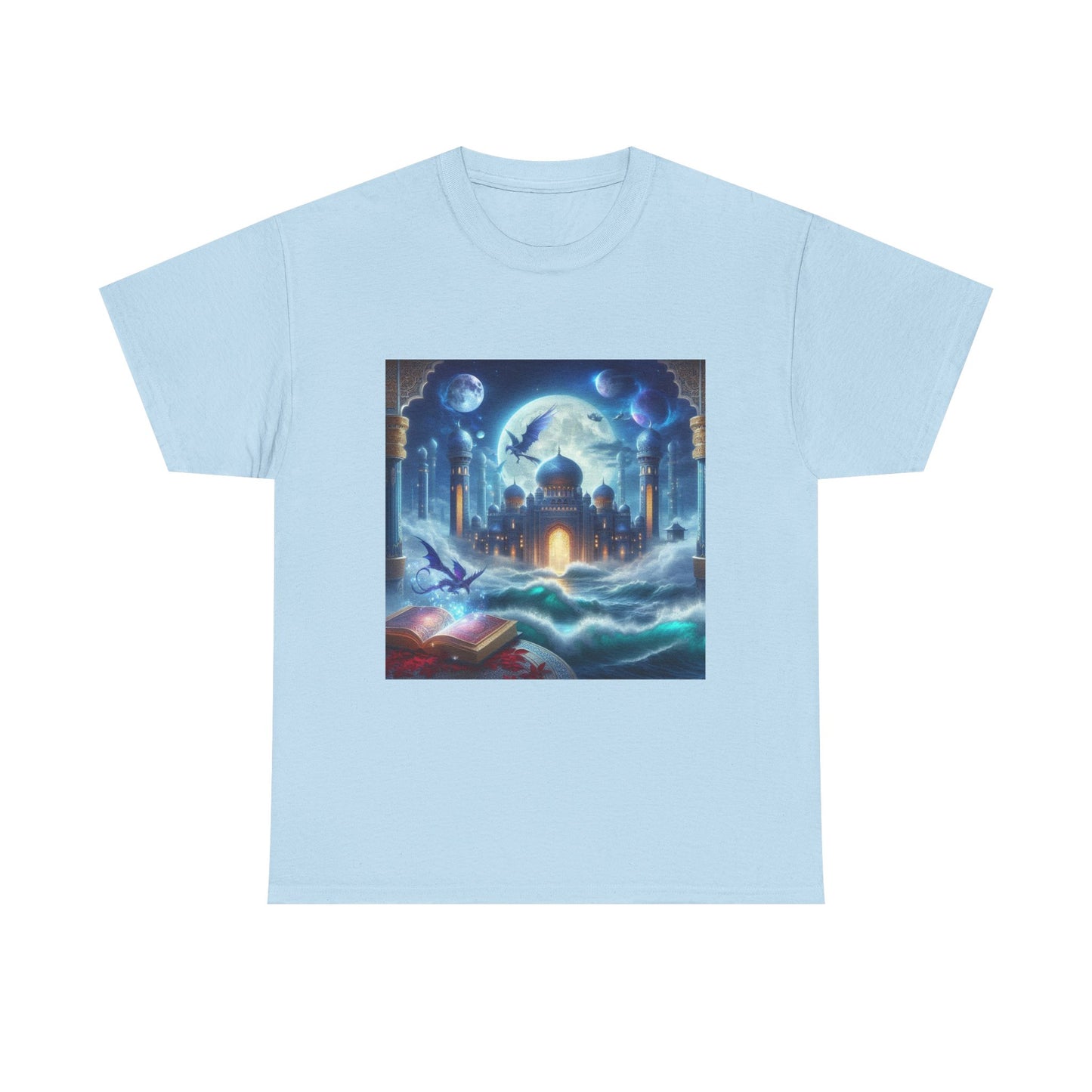 "Fantasy Cityscape Tee | Graphic T-Shirt for Dreamers"