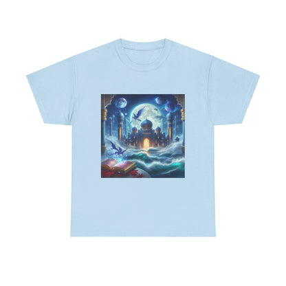 "Fantasy Cityscape Tee | Graphic T-Shirt for Dreamers"