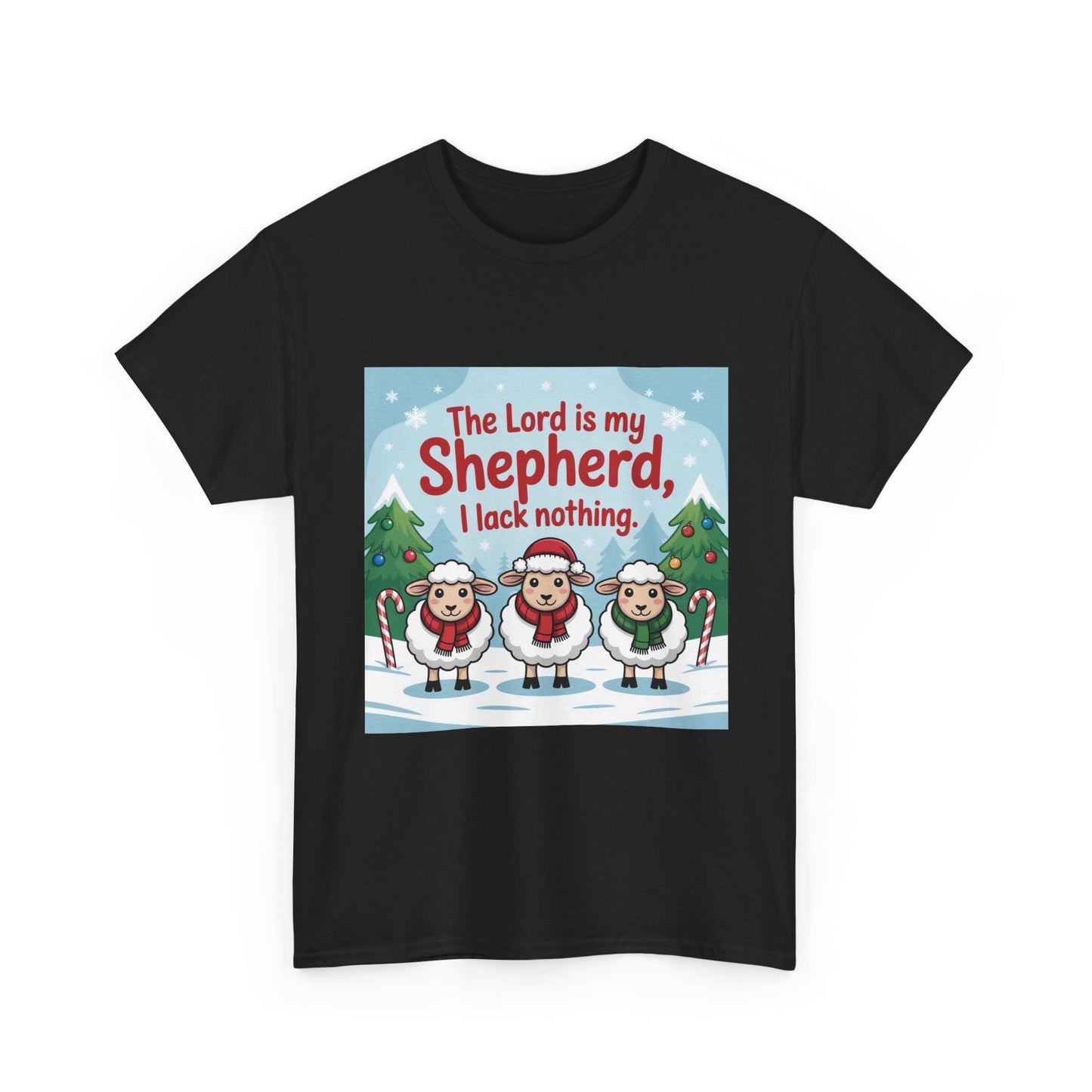 "Shepherd Christmas Tee | Holiday Graphic Shirt"