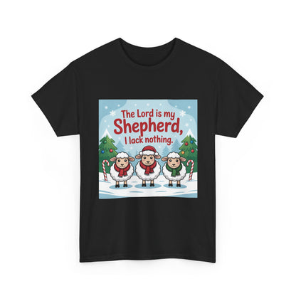 "Shepherd Christmas Tee | Holiday Graphic Shirt"