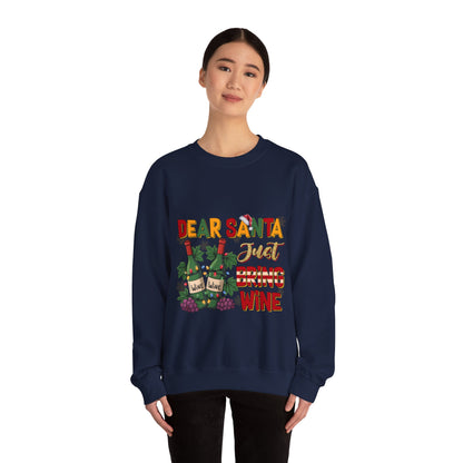 "Cozy Christmas Crewneck | Wine Lovers Edition"