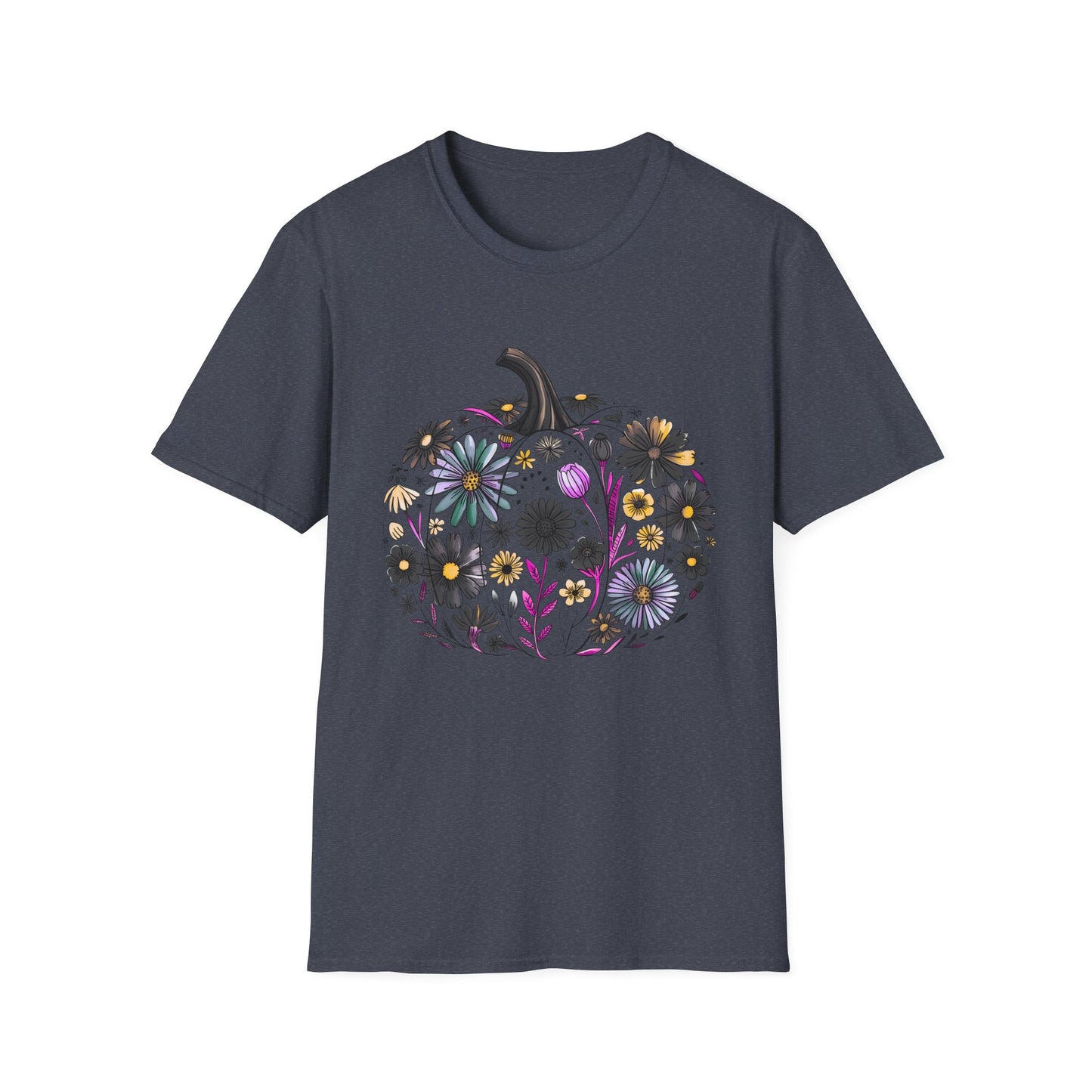 Fall Floral Pumpkin | Unisex T-Shirt