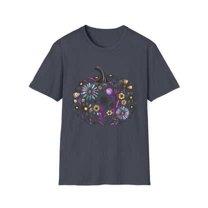 Fall Floral Pumpkin | Unisex T-Shirt
