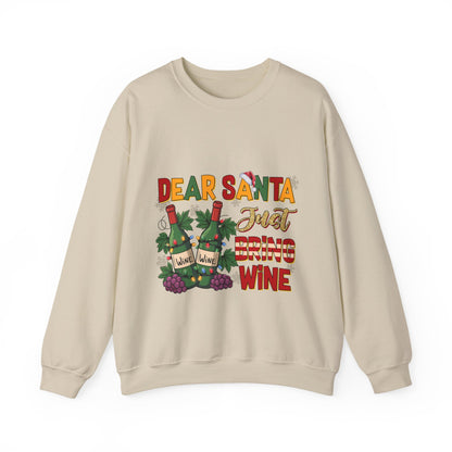 "Cozy Christmas Crewneck | Wine Lovers Edition"