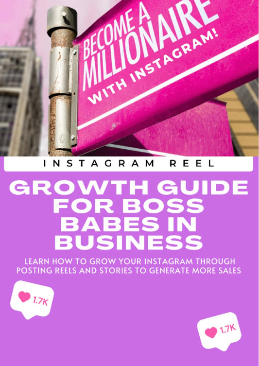 Instagram growth guide for Millionaire Boss Babe with reels and stories strategies